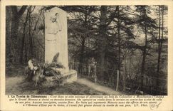 CPA La Tombe de Clemenceau c'est dans ce coin sauvage et pittoresque au bois du Colombier a Mouchamp