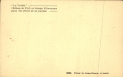 CPA La Vendee chateau de Feole ou Georges Clemenceau passa une partie de sa jeunesse