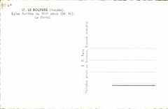 CPA Le Boupere Vendee eglise Fortifiee du XIII siecle M H le Portail