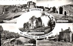 CPA Souvenir du Chateau de Barbe Bleue 