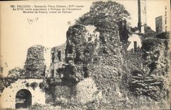 CPA Palluau Ruines du Vieux chateau XIV siecle au XVII siecle appartenait a Philippe de Clerambault 