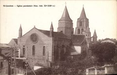 CPA St Junien Eglise Paroissiale Mon hist XI XIII S 