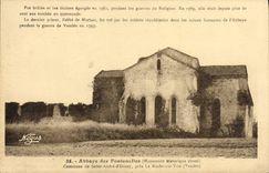 CPA Abbaye des Fontenelles monument historique Classe commune de Saint Andre d'Ornay pres la Roche s