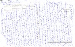 CPA Chatel Guyon Puy de Dome chateau de Chazeron place Brossard Etablissement Theraml chateau de Tou