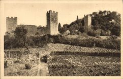 CPA Cote d'Azur Hyeres le vieux chateau 