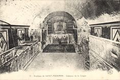 CPA Basilique de Saint Maximin interieur de la Crypte 