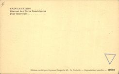 CPA Saint Maximin Couvent des Peres Dominicains Cour interieure 