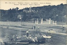 CPA Cote d'Azur Environs de Toulon Tamaris Les Sabletties Station de Manteau Tamaris 