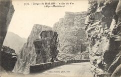 CPA Gorges de Daluis Vallee du Var Alpes Maritimes 