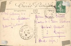 CPA Haute Vallee du Var Dans les Gorges de Daluis Le Tete de Femme 