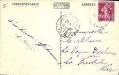 CPA Haute Vallee du Var Dans les Gorges de Daluis La Tete de Femme  