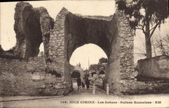 CPA Nice Cimiez Les Arenes Ruines Romaines 
