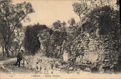 CPA Cimiez Ruines romaines 