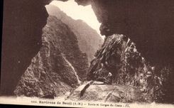 CPA Environs de Beuil A M Route et Gorges du Cians 