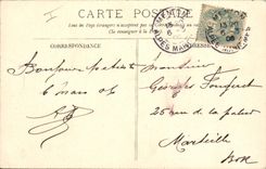 CPA Le Car Martin Les Rochers