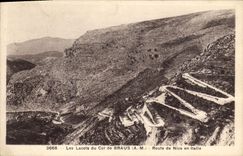 CPA Les Lacets du Col de Braus A M Route de Nice en Italie 
