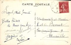 CPA Les Lacets du Col de Braus A M Route de Nice en Italie