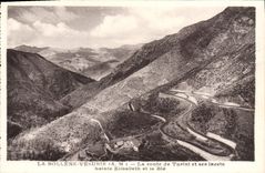 CPA La Bollene Vesurie A M La route de Turint et ses lacets Sainte Elisabetc et le Bie 