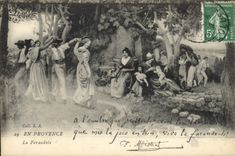 CPA En Provence La Farandole 