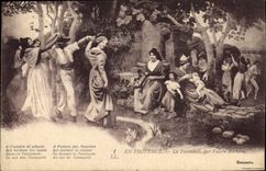 CPA En Provence La Farandole par Valere Bernard 