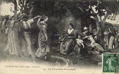 CPA En Provence La Farandole 
