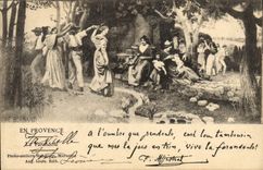 CPA En Provence La Farandole 