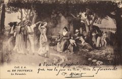 CPA En Provence La Farandole 