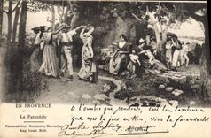CPA En Provence La Farandole 