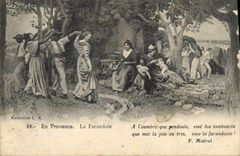 CPA En Provence La Farandole 
