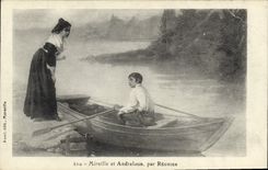 CPA Mireille et Andrelon par Regnier