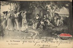 CPA En Provence La Farandole 