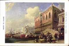 CPA Musee du Louvre Vue de Venise Bonington 