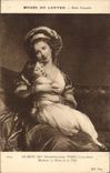 CPA Musee de Versailes Le Brun Madame Le Brun et sa Fille 