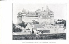 CPA Chateau de Pierrefonds vue D'Ensemble Cote Ouest 