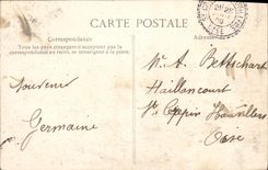 CPA Le Treport Tempete Phare