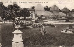 CPA Rennes Le Jardin  des Plantes Les Serres 