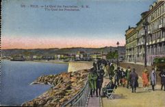 CPA Nice Quiai des Ponchettes RM 