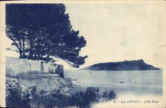 CPA La Ciotat L'Ile Verte 