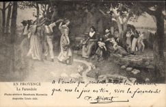 CPA En Provence La Farandole 