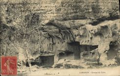 CPA Lamanon Grottes de Cales 