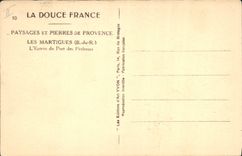 CPA Paysage et Pierres de Provence Les Martigues L'Entree du Port des Pecheurs