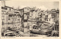 CPA Les Martigues Quai Brescon Le Miroir 