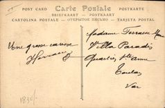 CPA Martigues Bouches du Rhone Facade de I'Eglise de la Madeleine