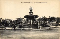 CPA Aix en Provence La Fontaine Monumentale 