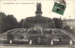 CPA Aix en Provence La Fontaine Monumentale 