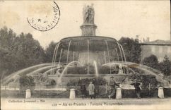 CPA Aix en Provence Fontaine Monumentale 