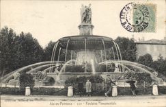 CPA Aix en Provence Fontaine Monumentale 