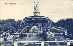 CPA Aix en Provence La Grande Fontaine 