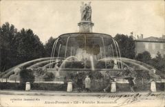 CPA Aix en Provence Fontaine Monumentale 