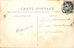 CPA Aix en Provence Place de la Rotonde Entree du Cours Mirabeau Fontaine Monumentale 